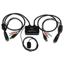Startech 2 PORT HDMI CABLE KVM SWITCH                                  IN SV211HDUA