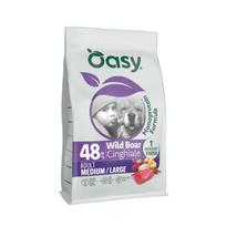 Oasy Monoprotein Adult Medium/Large sausas pašaras su šerniena šunims, 10 kg