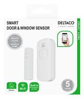 Išmanusis durų ir langų sensorius DELTACO Smart Home Sh-Ws02, magnetinis, WiFi, valdomas su programė