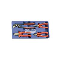 Įrankių komplektas į vežimėlį (4vnt) CP-5804 Genius tools