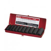 [TF-008] [TF-008] Smūginių galvučių 1/2 ilgų komplektas (10vnt) GENIUS TOOLS