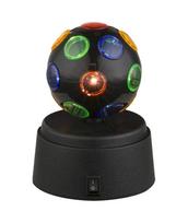 Stalinis nakties šviestuvas GLOBO Disco, LED, 1 x 0,06W, 3V, juodas gaubtas su daug spalvų, 3 x AA e