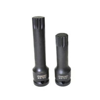 1/2" SPLINE smūginis antgalis: M16, ilgis 78 mm