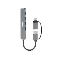 USB šakotuvas PORT CONNECT 900161 4x USB-A 3.0 5Gbps