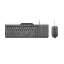 Klaviatūros ir pelės rinkinys Lenovo GX31R09775 USB-A laidinis US English Luna Grey