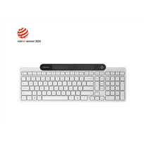 Klaviatūra Lenovo Bluetooth GY41R69583 US English balta savęs įkraunanti