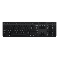 Klaviatūra Lenovo Professional Wireless Rechargeable Keyboard 4Y41R64543 belaidė Bluetooth lietuviška pilka