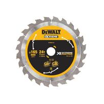 DeWALT FLEXVOLT EXTREME pjovimo diskas medienai 165x20 mm 24T/42T