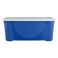 Daiktadėžė su dangčiu HOME EXPERT,mėlynos sp., 40 L