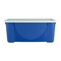 Daiktadėžė su dangčiu HOME EXPERT, mėlynos sp., 22 L