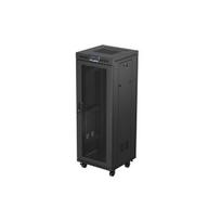 Standing rack cabinet 19 inch 32U 600x600 perforated door LCD black (Flat pack) | FF01-6632-23BL | 5901969446791