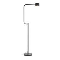 Juodos spalvos pastatomas šviestuvas LED su pritemdymo funkcija (aukštis 130 cm) su metaliniu gaubtu Hugo – Markslöjd