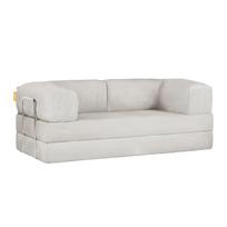 Smėlio spalvos sulankstoma sofa iš boucle 180 cm Bloom – TemaHome
