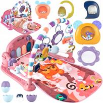 Lavinamasis kilimėlis kūdikiui su pianinu „Baby Piano Mat”, rožinis