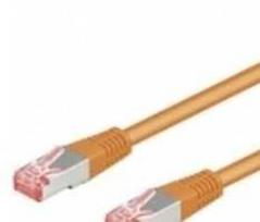 Goobay CAT 6 Komutacinis kabelis S/FTP (PiMF), oranžinis, 15m, 15 m, Cat6, S/FTP (S-STP), RJ-45, RJ-45, Oranžinis