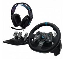 Logitech G920 Driving Force Žaidimų vairas ir pedalai + G335, for Xbox Series X|S/Xbox One/PC, Juoda