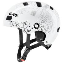 Šalmas Uvex Kid 3 white flower black