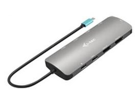 i-tec USB-C Metal Nano Dock 2x HDMI + PD