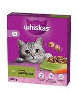 WHISKAS Adult su skaniu ėriena 800 g sausas kačių maistas