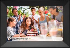 Denver PFF-1063BLACK digital photo frame Black 25.6 cm (10.1") Touchscreen Wi-Fi