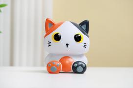 Itotal - Night Light - Orange Cat - 18 × 15 × 12.5 cm