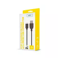 Setty 10W data transfer and charging cable | Micro USB | 1m | black