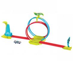 "hot Wheels" Hpc05 "neon Speeders" Bėgių Kelio Rinkinys - Neoninė šviečianti Kilpa