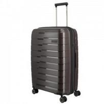 Vidutinis plastikinis lagaminas Travelite Air Base V Rudas (Coffee)