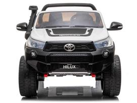 elektrinis automobilis vaikams toyota hilux 2 vietų su pulteliu