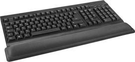 InLine® Keyboard with gel wrist rest, black, 464x60x23mm