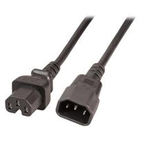 EFB Elektronik EK585.1V2. Kabellänge: 1 m, Anschluss 1: IEC C14, Anschluss 2: IEC C15. Eingangsspannung: 250 V, Eingangsstrom: 10 A (EK585.1V2)