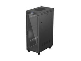 LANBERG rack cabinet 19 free-standing 32U 600x1000 flat pack glass door LCD black