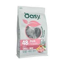 Oasy Monoprotein Adult Small/Mini sausas pašaras su kiauliena mažų veislių šunims, 2 kg