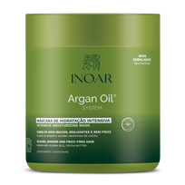 INOAR Argan Oil Mask intensyviai drėkinanti plaukų kaukė su Argano aliejumi, 500 ml