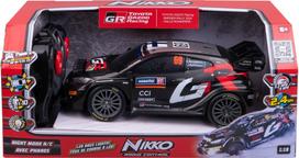 NIKKO RC automobilis su LED Toyota GR #69 Rovanperä, 1:18