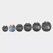 Kelioninė rankinė „The North Face Base Camp Duffel S“ – akmens plokštės / granito pilkos spalvos