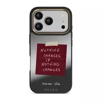 Nothing Changes - iPhone 17 Pro Case, Elite Mirror Dark (MagSafe) / Gold