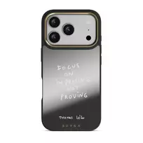Focus On - iPhone 17 Pro Case, Elite Mirror Dark (MagSafe) / Gold