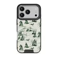 Pine Lodge - iPhone 17 Pro Case, Elite Dark (MagSafe) / Gunmetal