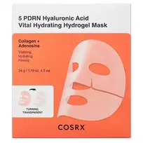 COSRX - Hydrating mask 5 PDRN Hyaluronic Acid Hydrogel Mask 3 x 34 g