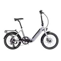 Folding electric bike ROMET E-Wigry 1.0, silver