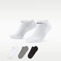 Nike Everyday CushionedTraining No-Show kojinės (3 poros) - Dydis XL (SX7673-964 Kojinės)