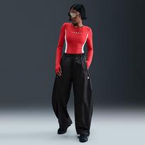 Nike Sportswear Shox Women's Woven Pants Black/ Anthracite/ White - Dydis S (IO2243-010 Kelnės)