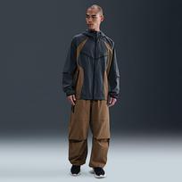 Nike Tech Men's Woven Oversized Pants Mosswood Brown/ Mosswood Brown/ Black - Dydis L (HM7158-235 Kelnės)