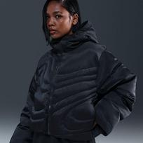 Nike Sportswear Swoosh Series Women's Therma-FIT Oversized Down Puffer Jacket Black/ Black - Dydis L (IB2005-010 Striukės)