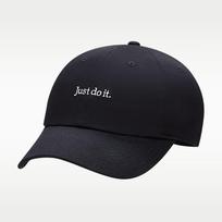 Nike Club Unstructured Just Do It Cap Black/ White - Dydis M/L (FB5370-010 Kitos kepurės)