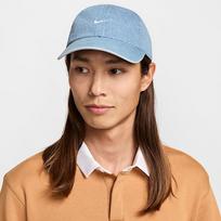 Nike Club Unstructured Denim Cap Aegean Storm/ Thunder Blue/ White - Dydis S/M (HF0383-429 Kitos kepurės)