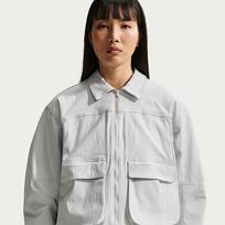 Nike ACG "Smith Summit" Women's UV-Resistant Jacket Photon Dust/ Grey Fog/ Summit White - Dydis M (HV0583-025 Striukės)