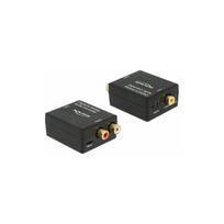 Adapter AV Delock Toslink - RCA (Cinch) Black (63477) | 63477 | 4043619634774