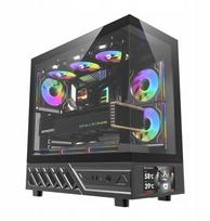 DarkFlash DS950V computer case with display (black) + 6 fans | DS950 SCRN BLK +6F | 4711527008528